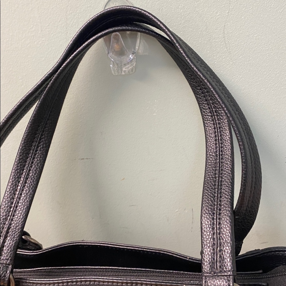 The Sak Black Leather Shoulder Bag with Tassel - Picture 4 of 12